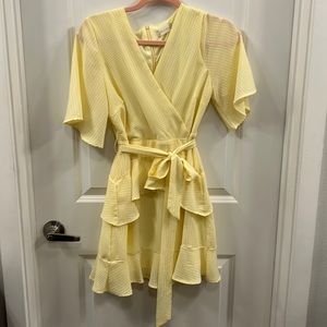 Altarid state yellow dress lightly worn